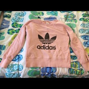 Adidas pink sweatshirt